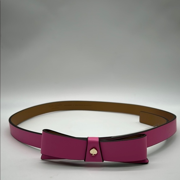 Kate Spade Bow Belt Pink Size L NWT | Vegan | MSRP $58 - Picture 2 of 7